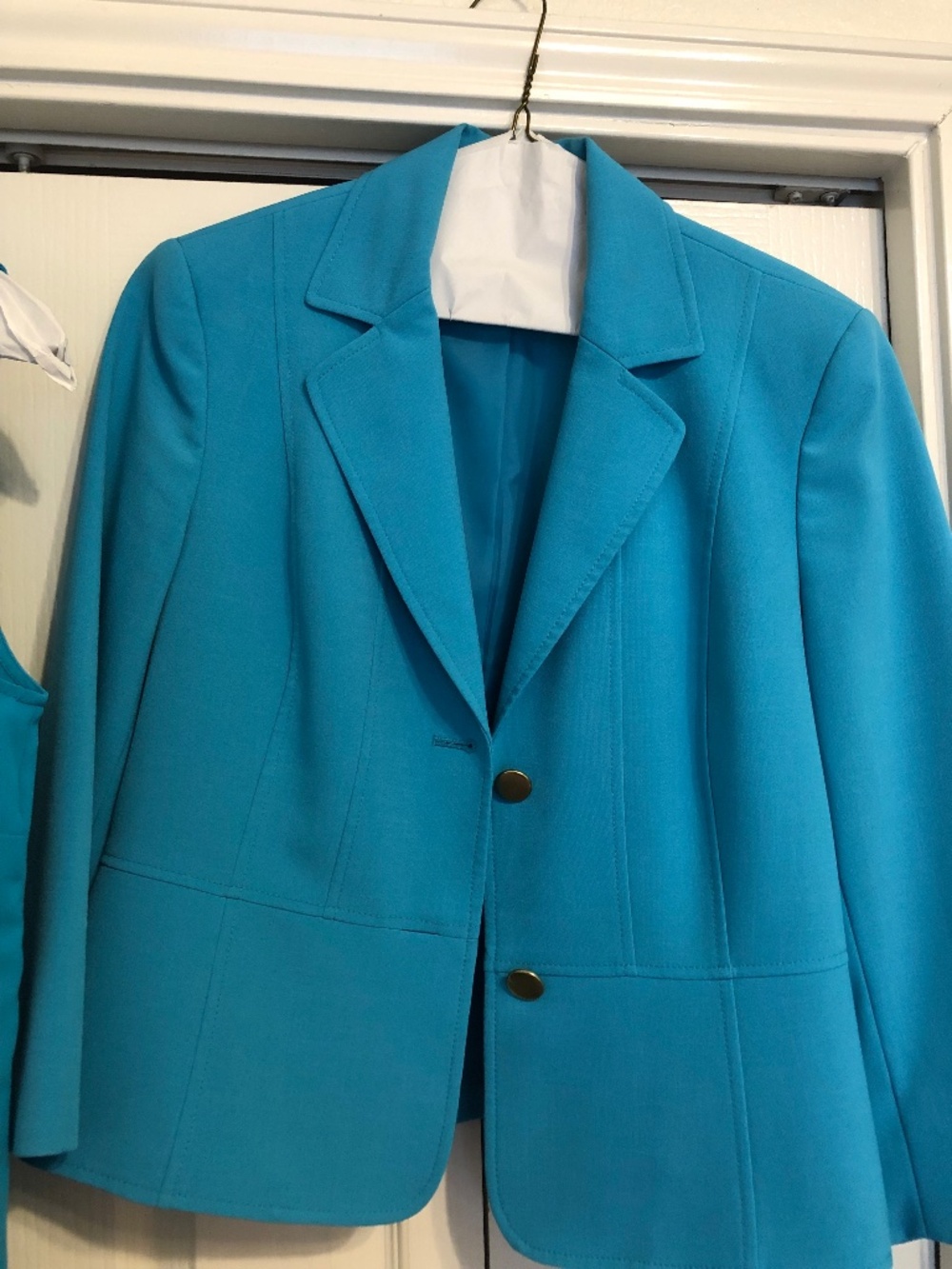 Beautiful Turquoise Jacket and Blouse